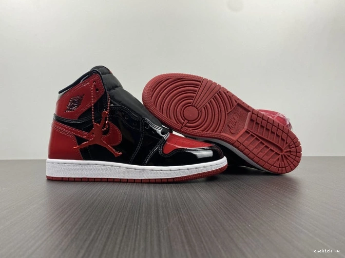 Rep Onekick 1 OG Jordan Air 555088-063 High Bred Patent 0524